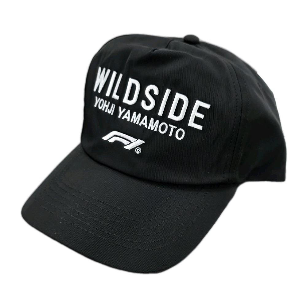 Wildside Yohji Yamamoto x Formula One F1 Snapback Hat Black  Grand Prix NWT‎